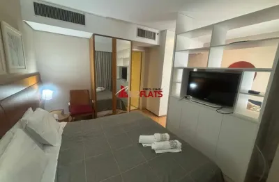 Flat com 1 quarto para alugar na Avenida Rouxinol, 57, Moema, São Paulo