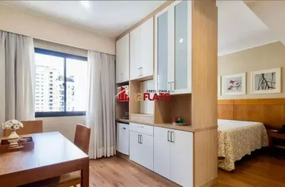 Flat com 1 quarto para alugar na Avenida Rouxinol, 57, Moema, São Paulo