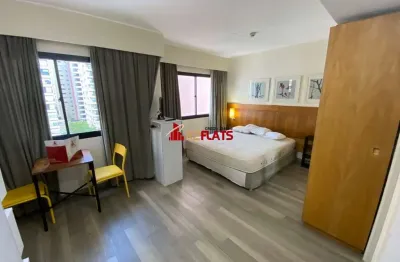 Flat com 1 quarto para alugar na Avenida Rouxinol, 57, Moema, São Paulo