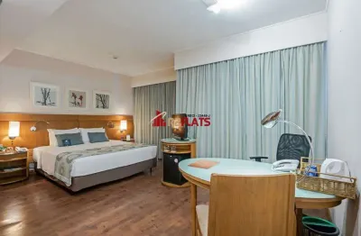 Flat com 1 quarto para alugar na Avenida Rouxinol, 87, Moema, São Paulo