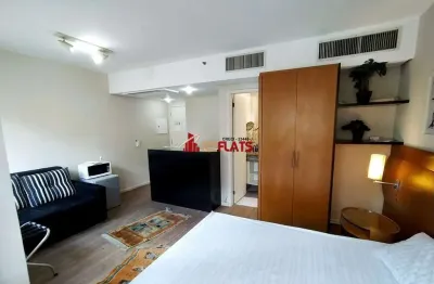 Flat com 1 quarto para alugar na Avenida Rouxinol, 57, Moema, São Paulo