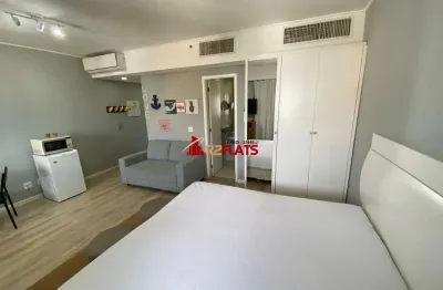 Flat com 1 quarto à venda na Avenida Rouxinol, 57, Moema, São Paulo