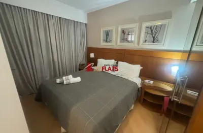 Flat com 1 quarto à venda na Avenida Rouxinol, 87, Moema, São Paulo