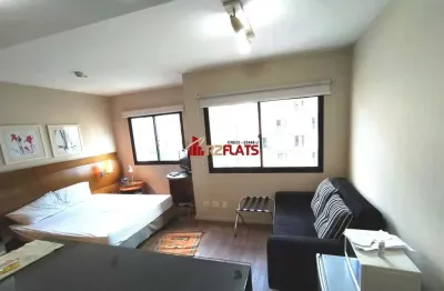 Flat com 1 quarto à venda na Avenida Rouxinol, 57, Moema, São Paulo