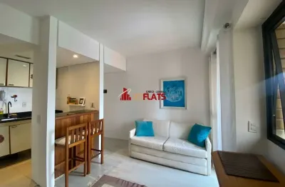 Flat com 1 quarto à venda na Avenida Ibijaú, 364, Moema, São Paulo