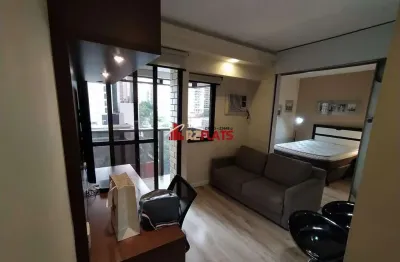 Flat com 1 quarto à venda na Avenida Ibijaú, 364, Moema, São Paulo