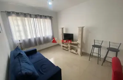 Flat com 1 quarto à venda na Avenida Rouxinol, 763, Moema, São Paulo