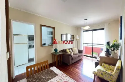 Flat com 2 quartos para alugar na Rua Sansão Alves dos Santos, 373, Brooklin, São Paulo