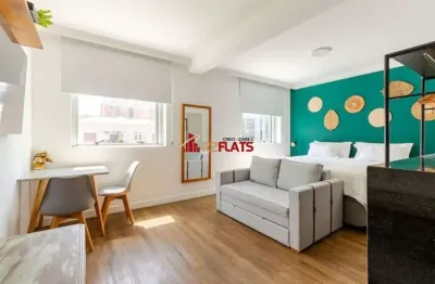 Flat com 1 quarto à venda na Rua Oscar Freire, 1948, Pinheiros, São Paulo