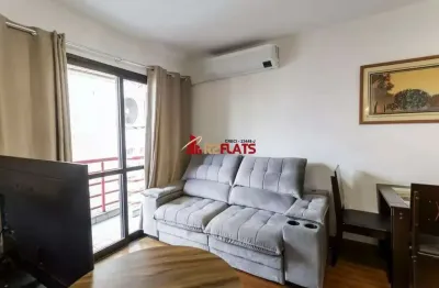 Flat com 1 quarto para alugar na Alameda Jauaperi, 1083, Moema, São Paulo