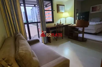 Flat com 1 quarto para alugar na Avenida Ibijaú, 364, Moema, São Paulo