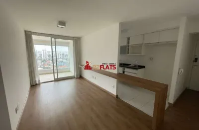 Flat com 2 quartos para alugar na Rua Castilho, 155, Brooklin Paulista, São Paulo