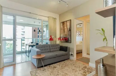 Flat com 1 quarto para alugar na Rua Flórida, 103, Brooklin, São Paulo