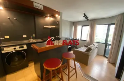 Flat com 1 quarto para alugar na Rua Joel Carlos Borges, 60, Brooklin, São Paulo