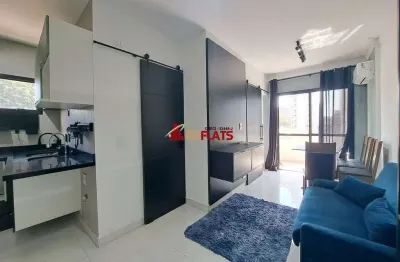 Flat com 1 quarto para alugar na Avenida Jamaris, 977, Moema, São Paulo