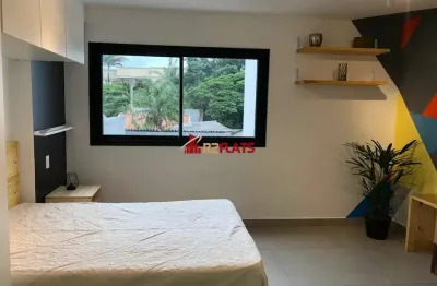 Flat com 1 quarto à venda na Avenida dos Carinás, 301, Indianópolis, São Paulo