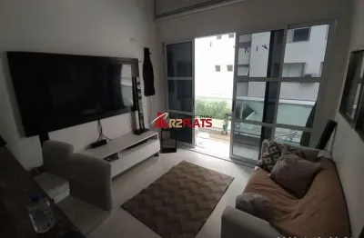 Flat com 1 quarto à venda na Avenida Rouxinol, 77, Moema, São Paulo