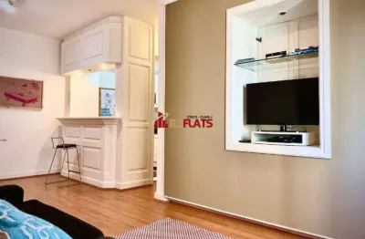 Flat com 1 quarto à venda na Rua Pedroso Alvarenga, 1088, Itaim Bibi, São Paulo