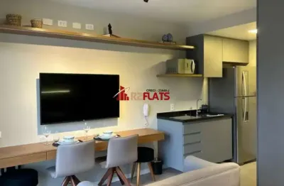 Flat com 1 quarto para alugar na Avenida das Carinas, 301, Moema, São Paulo