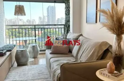 Flat com 1 quarto para alugar na Alameda dos Jurupis, 1809, Moema, São Paulo