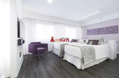 Flat com 1 quarto para alugar na Avenida Macuco, 595, Moema, São Paulo