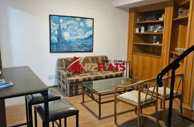 Flat com 1 quarto para alugar na Alameda Jauaperi, 1083, Moema, São Paulo
