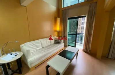 Flat com 2 quartos para alugar na Avenida Ibijaú, 355, Moema, São Paulo