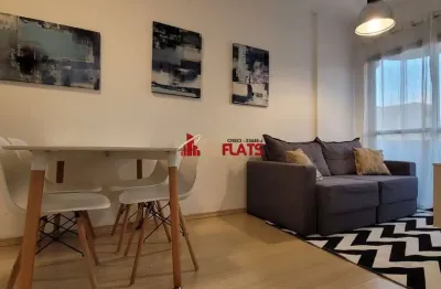 Flat com 1 quarto para alugar na Avenida Jamaris, 977, Moema, São Paulo