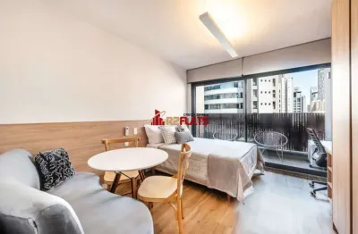 Flat com 1 quarto para alugar na Alameda dos Jurupis, 813, Moema, São Paulo