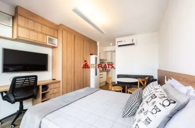 Flat com 1 quarto para alugar na Alameda dos Jurupis, 813, Moema, São Paulo