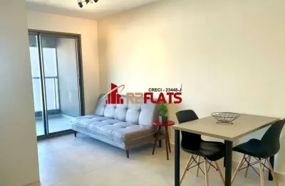 Flat com 1 quarto para alugar na Avenida Vereador José Diniz, 341, Santo Amaro, São Paulo