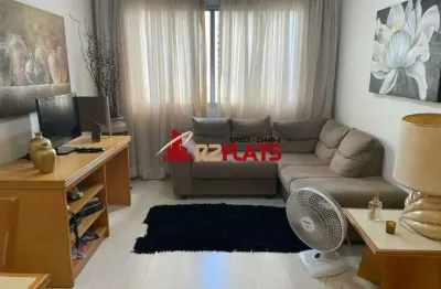 Flat com 1 quarto à venda na Avenida Rouxinol, 763, Moema, São Paulo