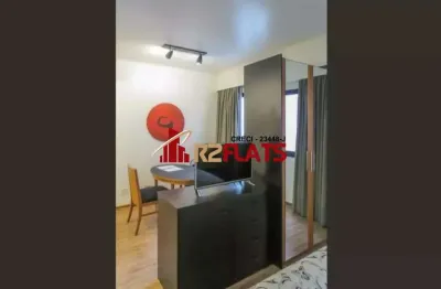 Flat com 1 quarto à venda na Avenida Rouxinol, 57, Moema, São Paulo