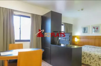 Flat com 1 quarto à venda na Avenida Rouxinol, 57, Moema, São Paulo