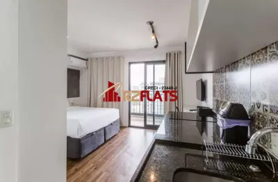Flat com 1 quarto à venda na Avenida dos Carinás, 301, Indianópolis, São Paulo