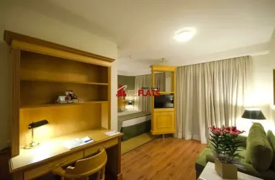 Flat com 1 quarto à venda na Avenida Jandira, 501, Moema, São Paulo