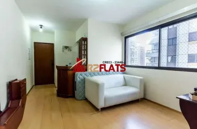Flat com 1 quarto à venda na Rua Juquis, 31, Moema, São Paulo
