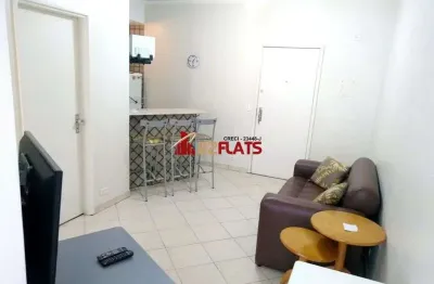 Flat com 1 quarto para alugar na Avenida Miruna, 399, Moema, São Paulo