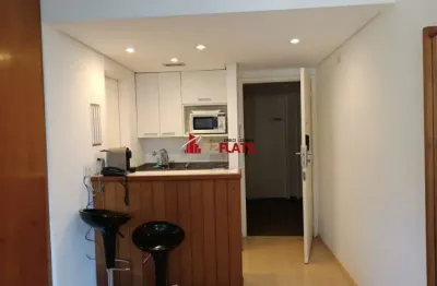 Flat com 1 quarto para alugar na Avenida Ibijaú, 364, Moema, São Paulo