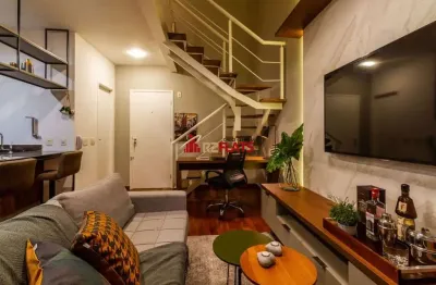 Flat com 1 quarto para alugar na Rua Flórida, 1790, Brooklin, São Paulo