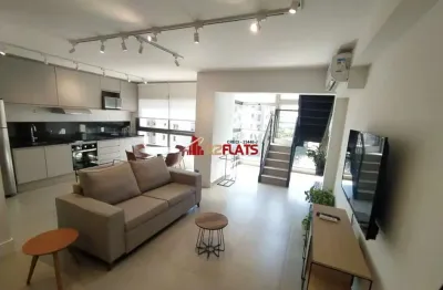 Flat com 2 quartos para alugar na Rua Oliveira Dias, 444, Jardins, São Paulo