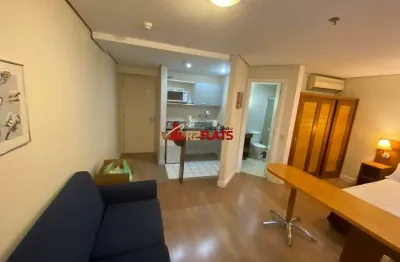 Flat com 1 quarto para alugar na Avenida Jamaris, 112, Moema, São Paulo