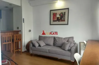 Flat com 1 quarto para alugar na Avenida Ibijaú, 364, Moema, São Paulo