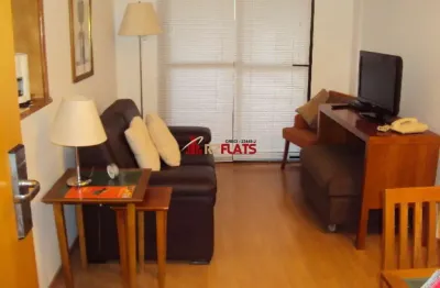 Flat com 2 quartos para alugar na Rua Sansão Alves dos Santos, 373, Cidade Monções, São Paulo