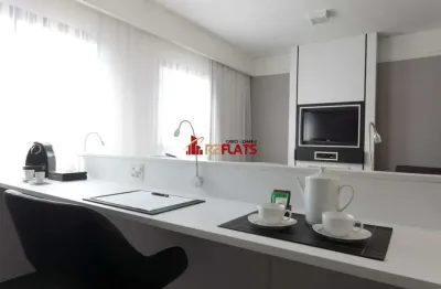 Flat com 1 quarto para alugar na Avenida Macuco, 595, Moema, São Paulo