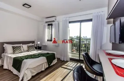 Flat com 1 quarto à venda na Avenida das Carinas, 301, Indianópolis, São Paulo