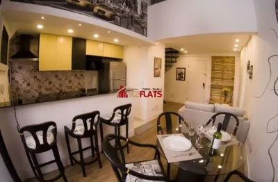 Flat com 1 quarto à venda na Avenida Moema, 177, Moema, São Paulo