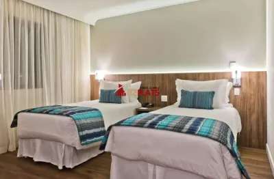 Flat com 1 quarto à venda na Avenida Ibirapuera, 2534, Indianópolis, São Paulo