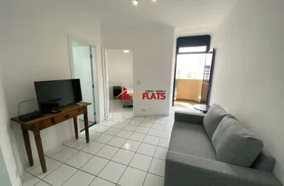 Flat com 1 quarto para alugar na Avenida Miruna, 399, Moema, São Paulo