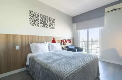 Flat com 1 quarto à venda na Avenida Sabiá, 825, Moema, São Paulo
